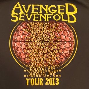 Avenged sevenfold concert tee